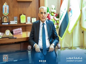 رئيس جامعة سومر يستقبل رئيس جامعة الامام الصادق في ذي قار .