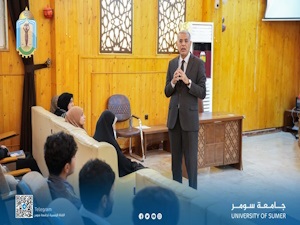 رئيس جامعة سومر يلتقي طلبة قسم اللغة الإنكليزية ويؤكد دعمه للعملية التعليمية