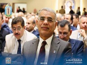رئيس جامعة سومر خلال مشاركته المؤتمر الأول لهيئات تحرير المجلات العلمية