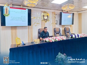 كلية العلوم في جامعة سومر تقيم ورشة عمل عن استدامة الطاقة والمصادر المتجددة
