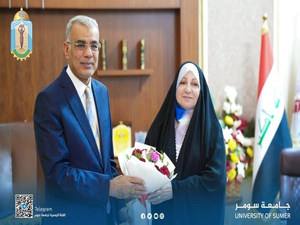 رئيس جامعة سومر يستقبل النائبة زينب وحيد الخزرجي ويبحث سبل دعم العملية التعليمية